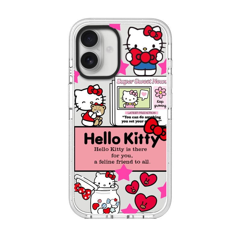 Custom Hello Kitty Phone Case – Kawaii Pink Cartoon Design for Girls iPhone Custom ID 1748332086757