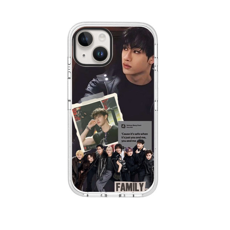 Custom Stray Kids Family Phone Case – Kpop Idol Collage Style for iPhone 11 - 17, iPhone 17 Air Series