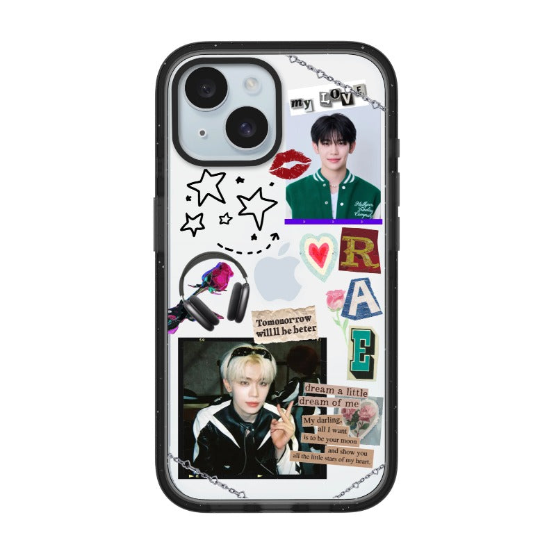 TXT Soobin & Yeonjun Collage Custom Phone Case for iPhone 11 TXT Soobin & Yeonjun Collage Custom Phone Case for iPhone 11