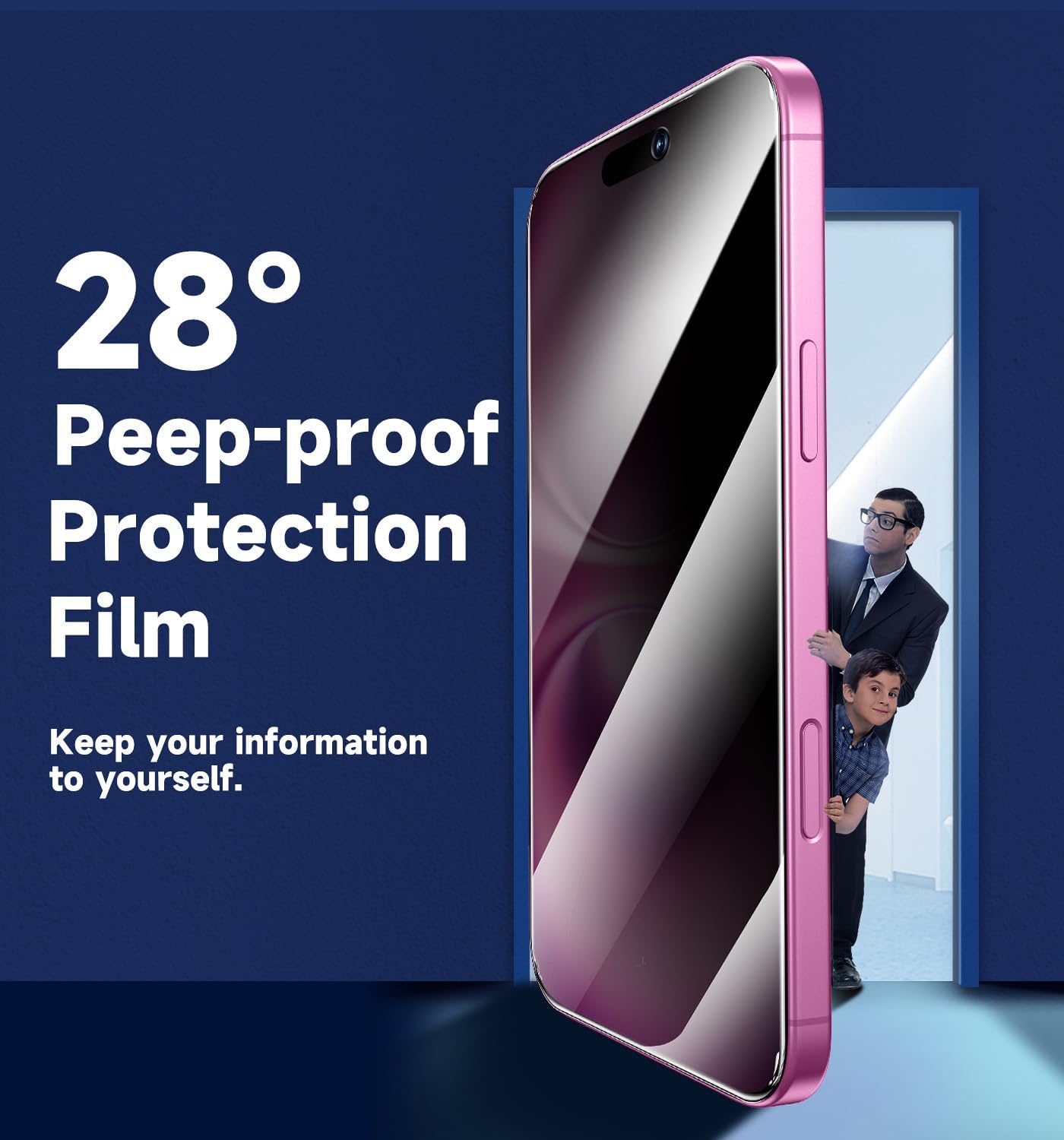 Anti-peeping glass film