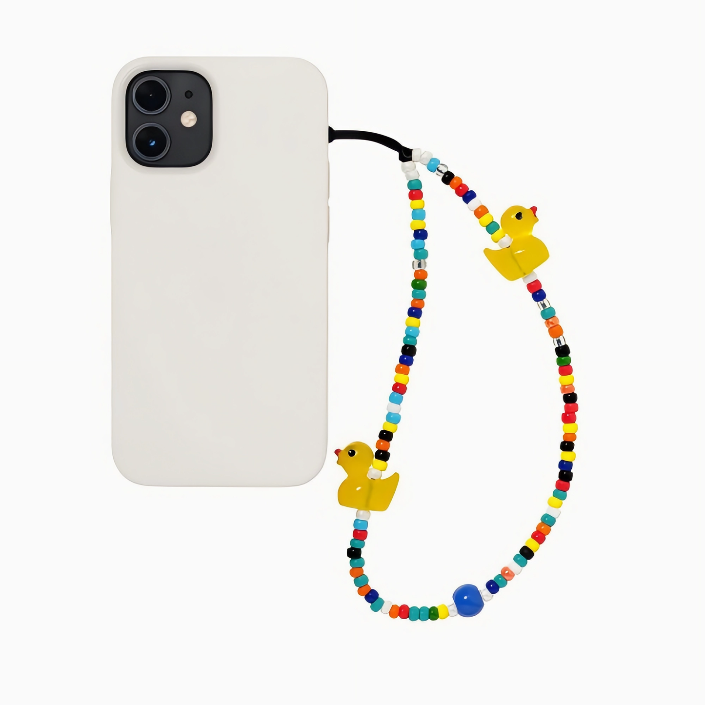 Duck Parade – Colorful Beaded Phone Charm