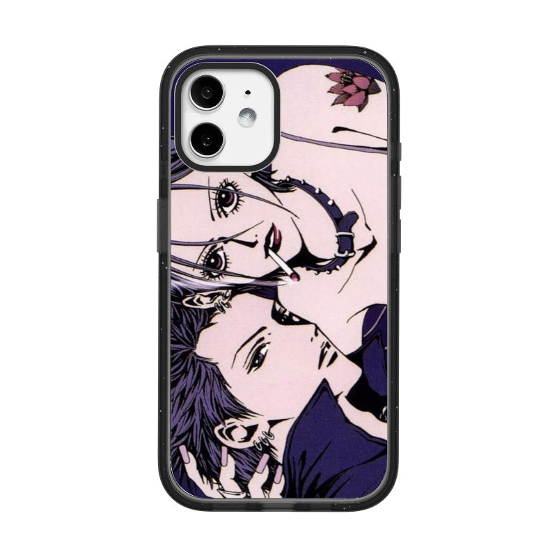 Custom Nana Anime Phone Case – Punk Love Inspired by Nana & Ren for iPhone 11 - 17, iPhone 17 Air Series