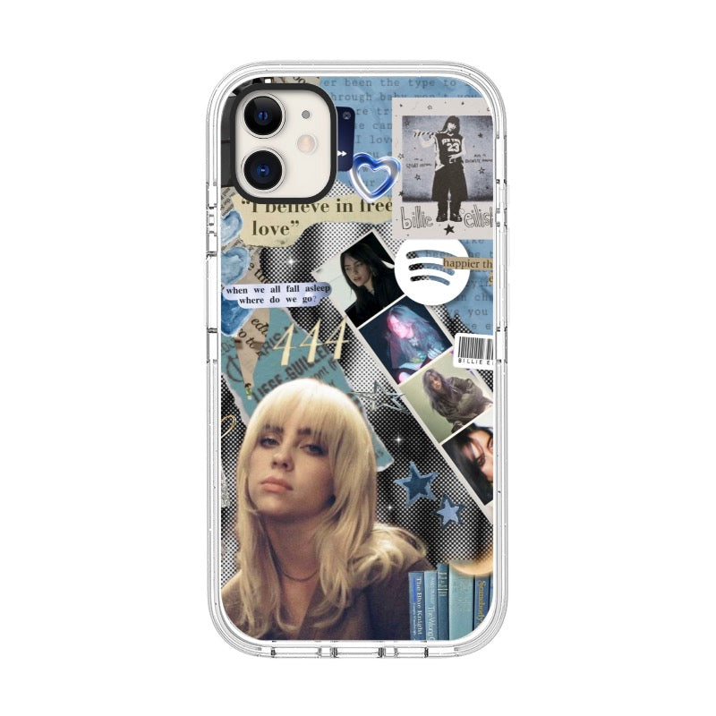 Custom Blue Billie Aesthetic Collage Phone Case for iPhone 11 - 17, iPhone 17 Air Series