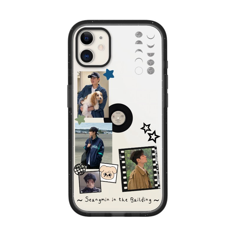 Custom Seungmin Scrapbook Style Phone Case for iPhone 11 - 17, iPhone 17 Air Series