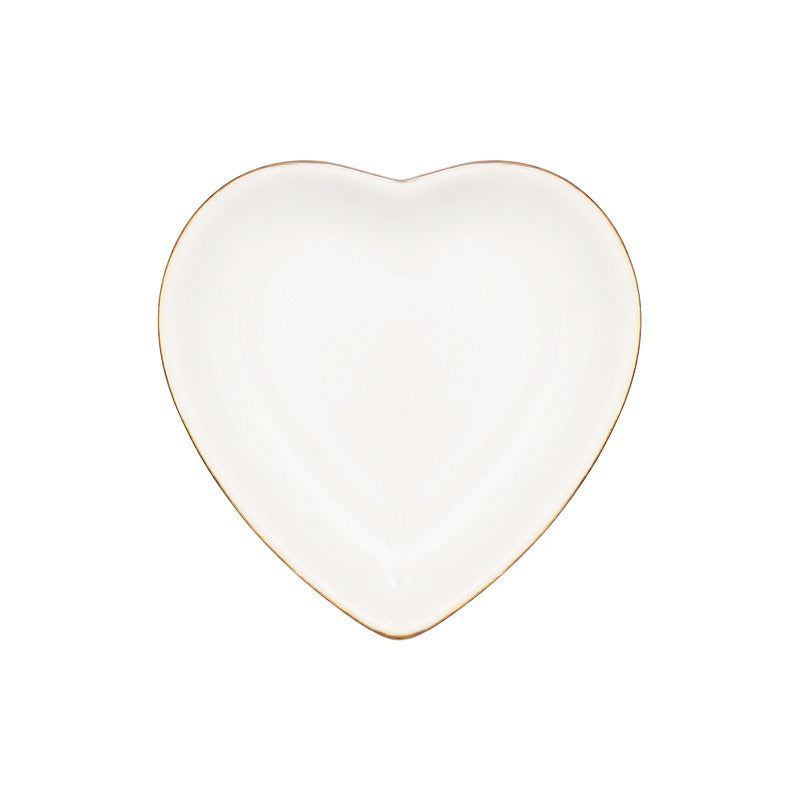 Custom Square Ceramic Jewelry Tray - Minimalist Personalized Ring Dish