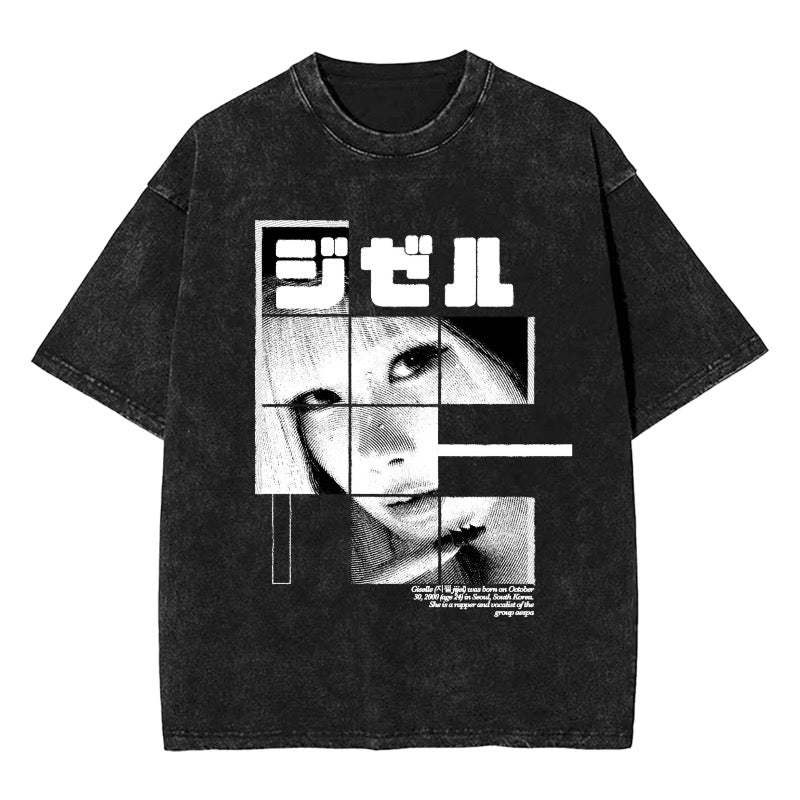 Custom GISELLE Manga Panel Graphic T-Shirt