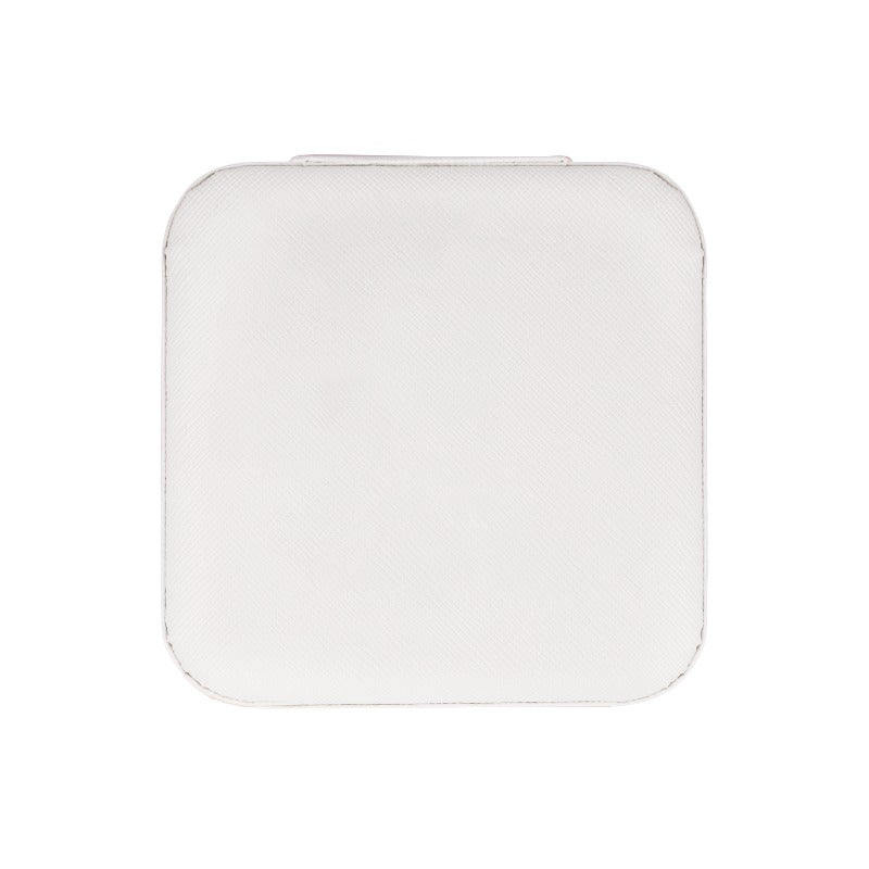 Custom White Square Jewelry Box