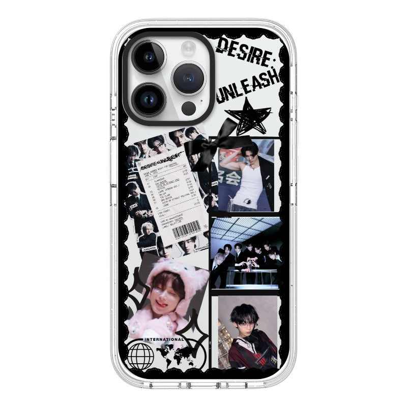Custom "Unleash the Desire" K-pop Collage Phone Case for iPhone 11 - 17, iPhone 17 Air Series