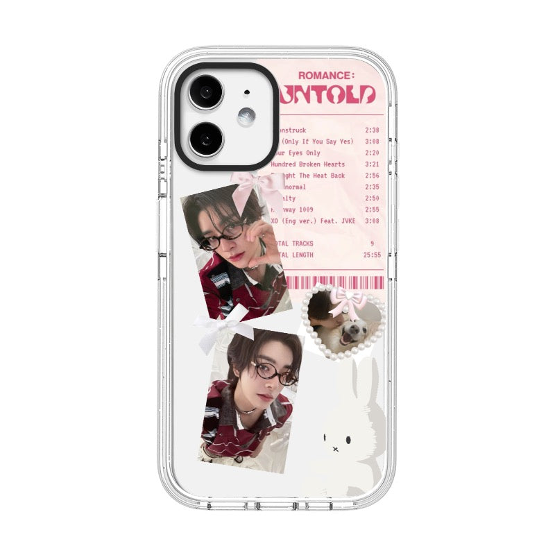 Custom Pink Romance Aesthetic Phone Case for iPhone 11 - 17, iPhone 17 Air Series