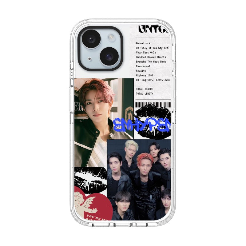 Custom ENHYPEN Album Phone Case – Dark Mood K-pop Aesthetic for iPhone 11 - 17, iPhone 17 Air Series