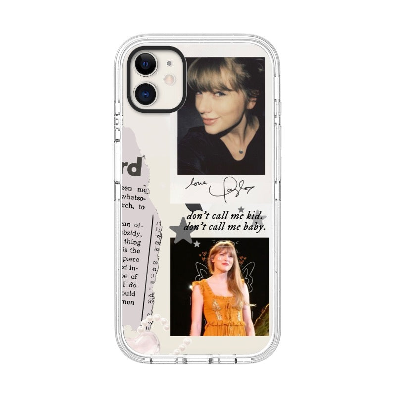 Custom Taylor Inspired Don't Call Me Kid Phone Case for iPhone 11 - 17, iPhone 17 Air Series