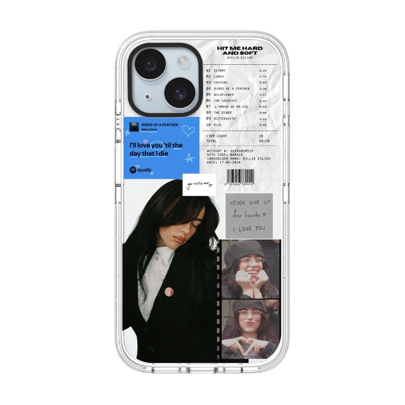 Custom Billie Eilish Soft Album Phone Case for iPhone 11 - 17, iPhone 17 Air Series
