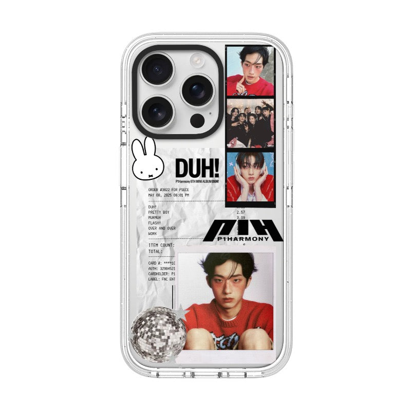 Custom P1Harmony DUH Album Inspired Phone Case for iPhone 11 - 17, iPhone 17 Air Series