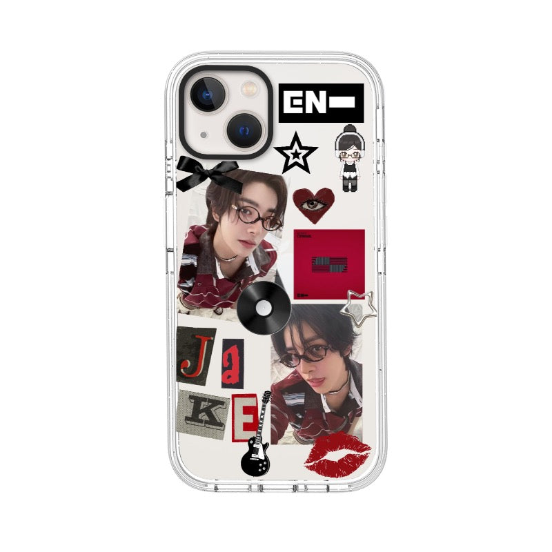 Custom Jake ENHYPEN Phone Case – Kpop Rock Aesthetic Style for iPhone 11 - 17, iPhone 17 Air Series