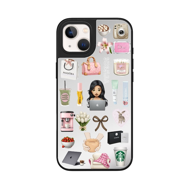 Custom Pink Aesthetic Emoji Phone Case – Girly Lifestyle Vibe