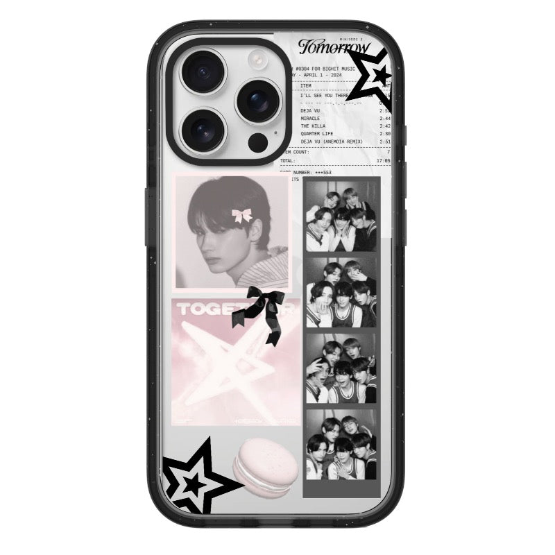 Custom TXT Aesthetic Collage Phone Case for iPhone 11 - 17, iPhone 17 Air Series