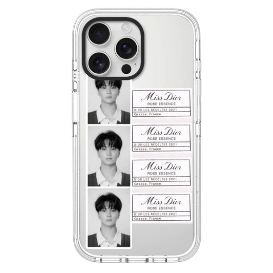 Customizable Dior-Style iPhone Case – ID Photo Aesthetic Phone Case  for iPhone 11 - 17, iPhone 17 Air Series [3274]