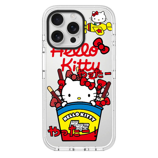 Custom Hello Kitty Airplane Snack Phone Case – Kawaii Flying Treat Design Phone Case [658]
