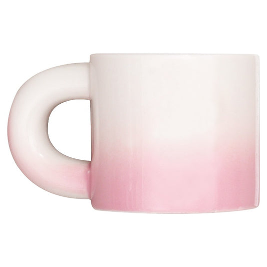 Custom Pink Gradient Mug – Personalized Ceramic Coffee Cup