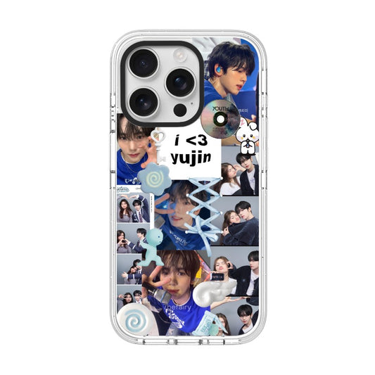 Yujin Collage Blue Aesthetic Custom Phone Case [10824]
