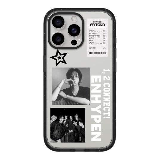 Custom ENHYPEN iPhone Case – Minimalist Kpop Design with Photo & Tracklist Phone Case [8965]