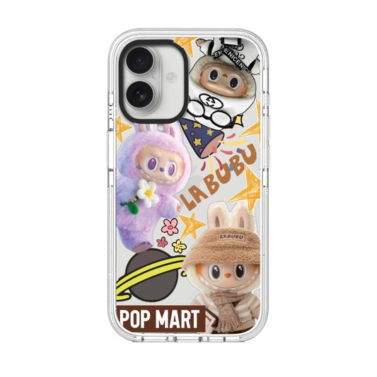 Custom LaBubu Character Collage Phone Case – Pop Mart Style