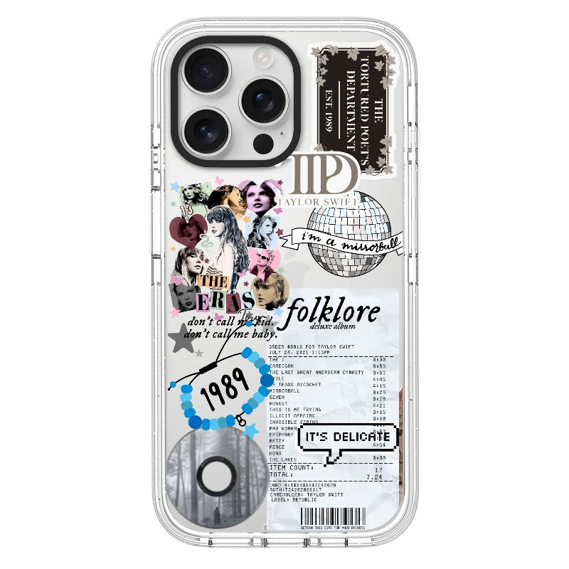 Custom Taylor Swift Collage Case – Eras Tour × Folklore × 1989 × Delicate Phone Case  for iPhone 11 - 17, iPhone 17 Air Series [3906]