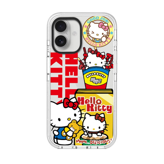 Custom Hello Kitty Phone Case – Japanese Snack Theme with Cute Cartoon Print Custom ID 1748333395394