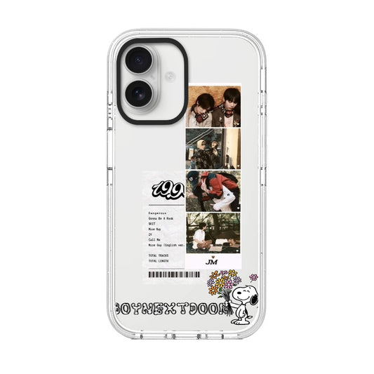 Custom BOYNEXTDOOR 1999 Album Phone Case – K-Pop Collage with Snoopy Design  for iPhone 11 - 17, iPhone 17 Air Series [13569]