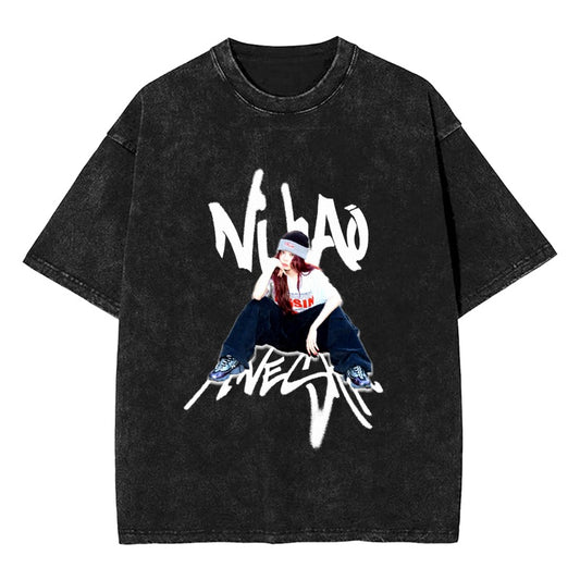 Nihao Girl Custom Streetwear T-Shirt [10937]