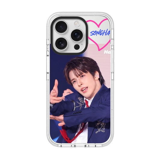 Custom Songhwa Phone Case Kpop Idol Clear Cover for iPhone 11 - 17, iPhone 17 Air Series [13942]