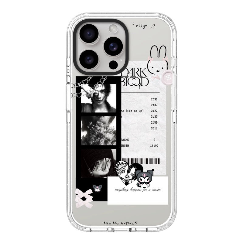 Custom Dark Blood Aesthetic Phone Case – Emo Film Collage Style Phone Case [8862]