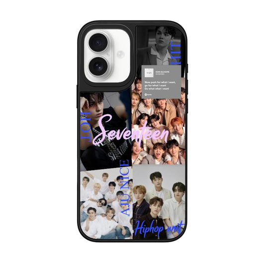 Custom Seventeen Photo Collage Phone Case – K-pop Fan Design  for iPhone 11 - 17, iPhone 17 Air Series [13325]