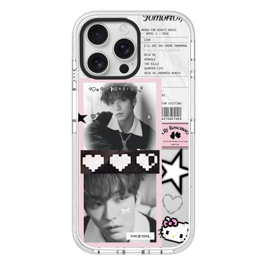 Custom TXT DEJA VU Phone Case – Retro Pixel Love Edition Phone Case [8899]