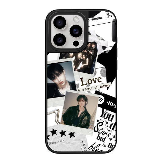 Stray Kids Black Collage Custom Phone Case Phone Case  for iPhone 11 - 17, iPhone 17 Air Series [10782]