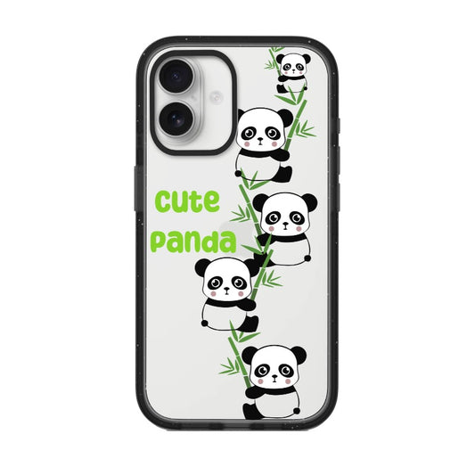 Customizable Cute Panda iPhone Case – Bamboo Cartoon Animal Design for Kids & Kawaii Lovers Phone Case [8830]