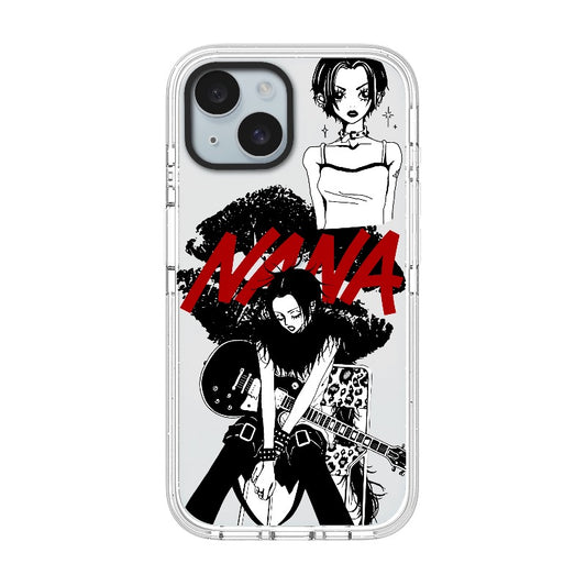 Custom NANA Punk Girl iPhone Case – Rock Style LOVE Typography Phone Case  for iPhone 11 - 17, iPhone 17 Air Series [960]