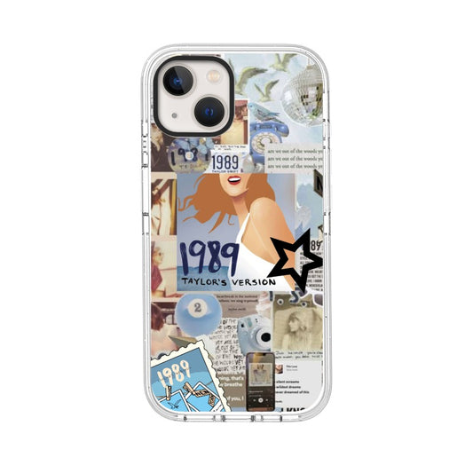 Custom Taylor Swift 1989 iPhone Case – Blue Aesthetic Collage Design Phone Case  for iPhone 11 - 17, iPhone 17 Air Series [8947]