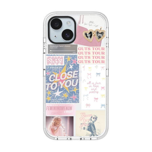Custom Feminine Indie Pop Lyrics Case – Close to You Collage Aesthetic Phone Case [3052]