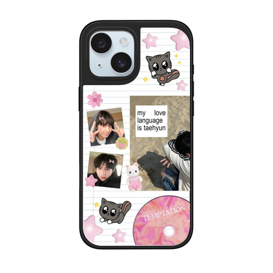 Taehyun Love Language Cute Collage Phone Case [11211]