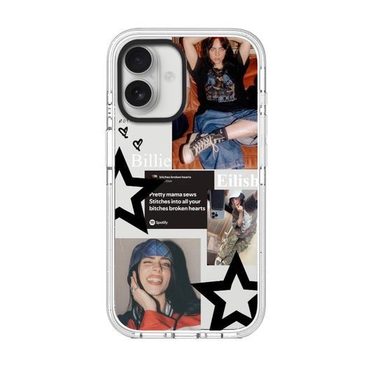Custom Billie Eilish Lyrics Phone Case – Grunge Star Aesthetic Phone Case [8372]