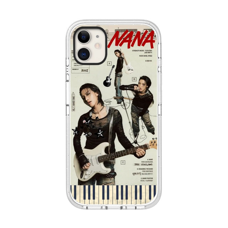Custom Kpop Rock Star Phone Case Guitar Design for iPhone Samsung for iPhone13 - iPhone 17, Pro, Pro max, 17 Air series [13938]