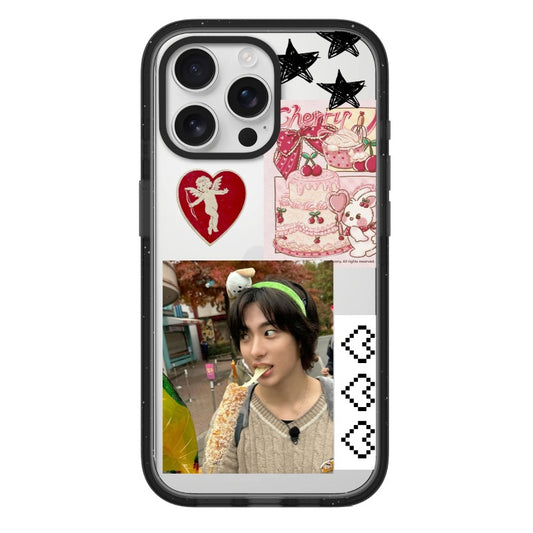 Custom Phone Case – K-pop Cute Cherry Cake & Star Collage  for iPhone 11 - 17, iPhone 17 Air Series [13256]