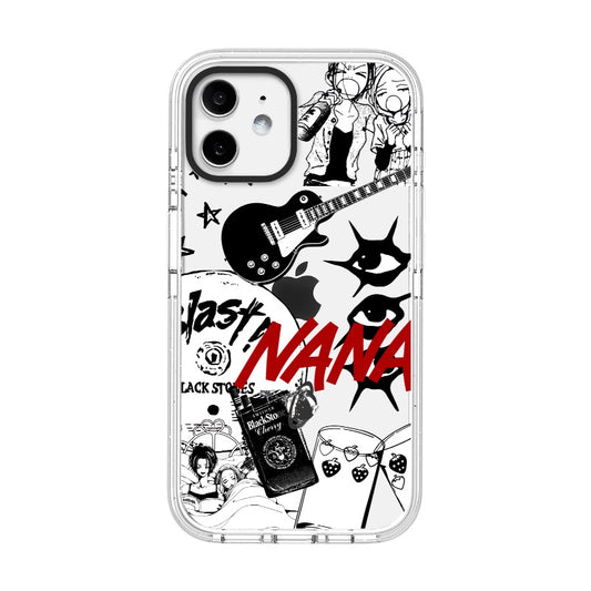 Custom NANA Anime iPhone Case – Punk Rock Guitar Collage Style, Inspired by Nana Osaki Phone Case [8169]