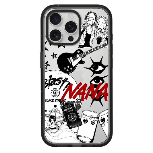 Custom NANA Punk CD iPhone Case – Rock Zine Style Collage Cover Phone Case  for iPhone 11 - 17, iPhone 17 Air Series [3706]