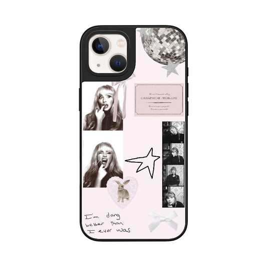 Custom Taylor Swift Case – Champagne Problems Aesthetic × Disco Dream Phone Case  for iPhone 11 - 17, iPhone 17 Air Series [4696]