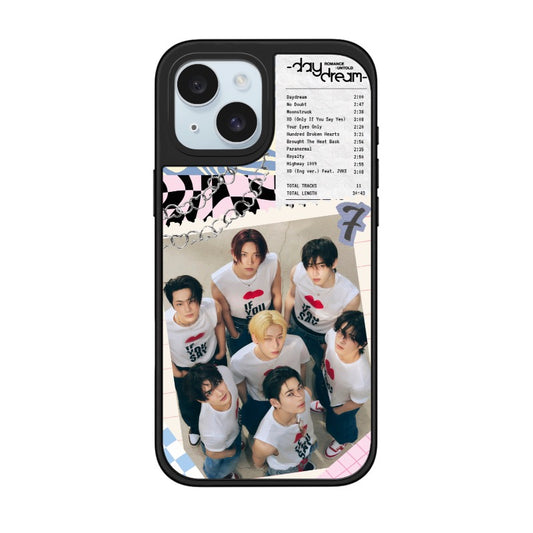 Custom ENHYPEN Daydream Phone Case – Group Photo & Album Tracklist Design  for iPhone 11 - 17, iPhone 17 Air Series [13563]