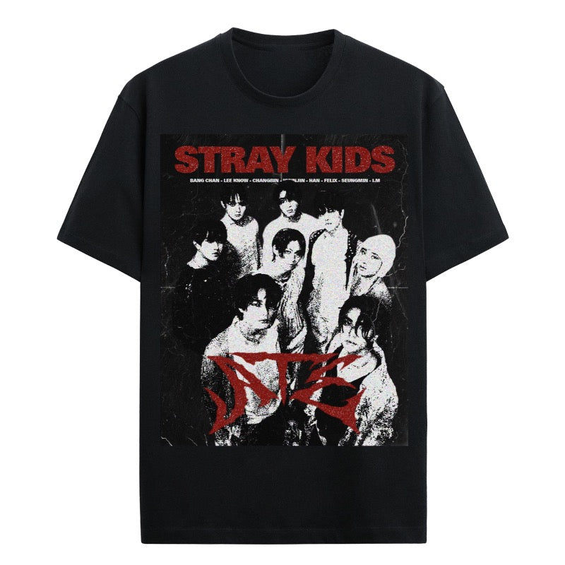 Stray Kids Gritty Rock Graphic T-Shirt [11263]