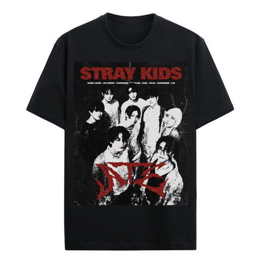 Stray Kids Gritty Rock Graphic T-Shirt [11263]