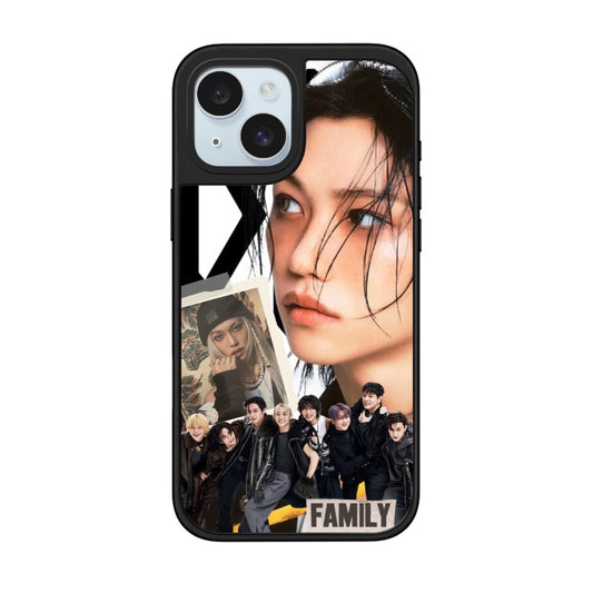 Custom Stray Kids Felix Phone Case Kpop Family Collage Design  for iPhone 11 - 17, iPhone 17 Air Series [13965]
